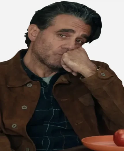 Pete Marino Scarpetta 2026 Brown Suede Leather Jacket