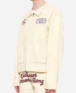 Phyno Mercedes Benz cream Jacket