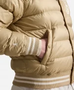 Polo Ralph Lauren 2026 The Colden Letter Quilted Jacket In Tan Brown