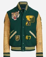 Polo Ralph Lauren Tiger Green & Yellow Varsity Jacket