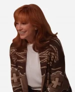 Reba McEntire Tv Series Happys Place S02 Bobbie Knit Cardigan
