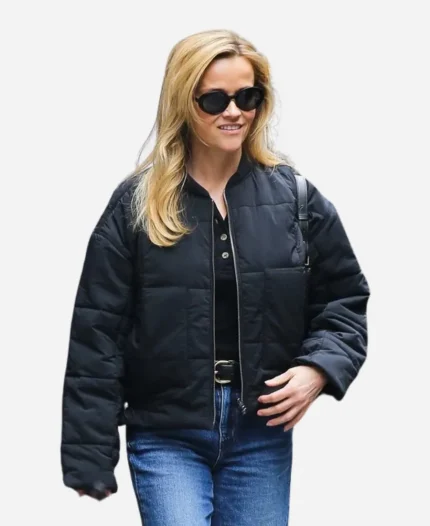 Reese Witherspoon NYC 2026 Black Jacket