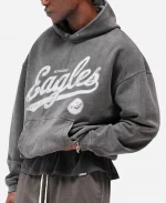 Represent x NFL 2026 Philadelphia Eagles Fanatics Oversized Grey Pullover Hoodie
