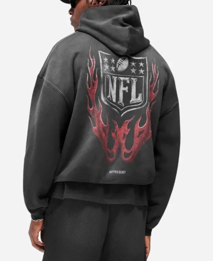 Represent x NFL Shield 2026 Fanatics Black Pullover Hoodie
