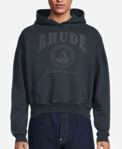 Rhude Desert Rally Black Hoodie