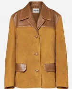Rihanna Miu Miu Suede Jacket For Sale