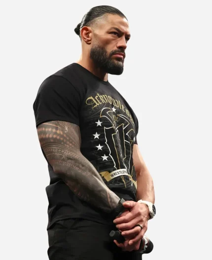 Roman Reigns Monday Night RAW 2026 Acknowledge Me T-Shirt - Black