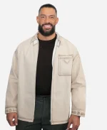 Roman Reigns Street Fighter 2026 Premiere White Jacket