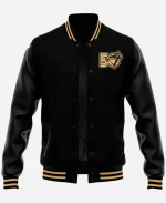 Roots Toronto Blue Jays 50th Anniversary Leather Bomber Varsity Jacket