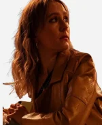 Rose Ayling-Ellis Code of Silence Metallic Gold Leather Jacket