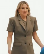 Running Point S02 Kate Hudson Blazer In Brown