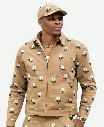 Russell Westbrook Kings Return Floral Jacket