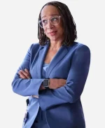 S. Epatha Merkerson Tv Series Chicago Med S11 Sharon Goodwin Blue Blazer