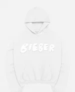 SKYLRK Justin Bieber White Pullover Hoodie