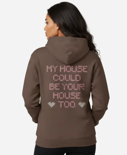 Sabrina Carpenter 2026 House Tour Pretty Girl Ave Brown Pullover Hoodie