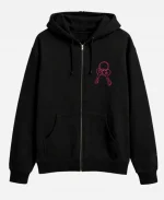 Sabrina Carpenter Never Enter Through The Back Door Zip Up Hoodie