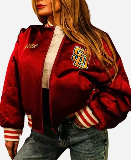 San Diego Padres 2026 Red Satin Jacket