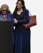 Sandra Bullock Practical Magic 2 Long Coat - Blue
