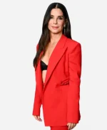 Sandra Bullock Red Suit