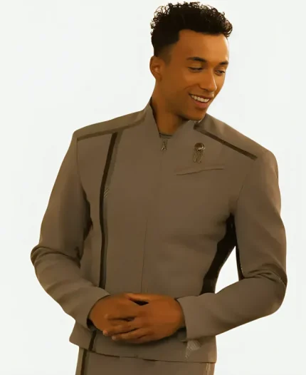 Sandro Rosta Tv Series Star Trek Starfleet Academy Caleb Mir Grey Uniform Jacket