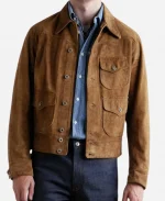 Scarpetta 2026 Bobby Cannaval Suede Leather Jacket