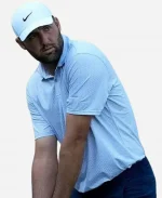 Scottie Scheffler RBC Heritage 2026 Blue Polo Shirt