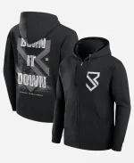 Seth Rollins Burn It Down Black Full-Zip Hoodie