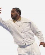 SmackDown 2026 Lil Yachty White Cotton Jacket