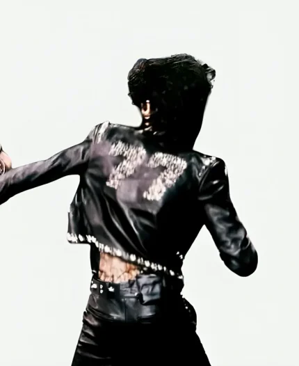Sombr Coachella 2026 Black Leather Jacket