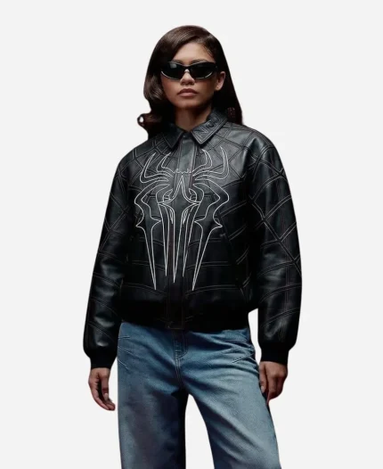 Spider-Man Zendaya Leather Jacket