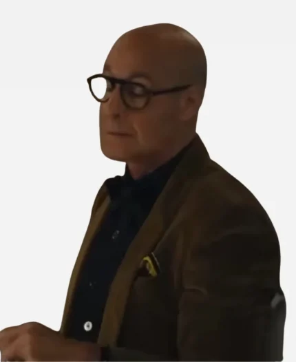 Stanley Tucci The Devil Wears Prada 2 Movie 2026 Nigel Olive Velvet Blazer