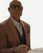 Stanley Tucci The Devil Wears Prada 2 Nigel Light Brown Blazer 