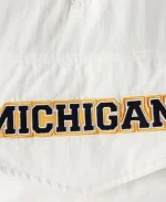 Starter 2026 Michigan Wolverines Breakaway Quarter-Zip Hooded Jacket In Navy & White
