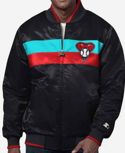 Starter Arizona Diamondbacks Satin Varsity Jacket