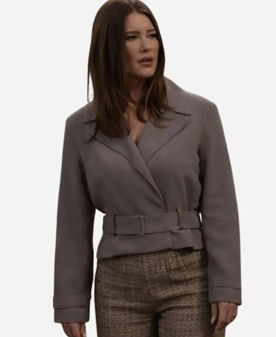 Steffy Forrester The Bold and the Beautiful Grey Jacket Steffy Forrester The Bold and the Beautiful Grey Jacket