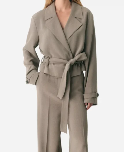 Steffy Forrester Tv Series The Bold and the Beautiful S39 Jacqueline MacInnes Wood Grey Jacket