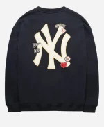 Stoney Clover Lane X '47 Yankees Patch Sweatshirt In Navy Blue