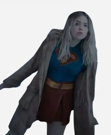 Supergirl Kara Zor-El Brown Cotton Jacket