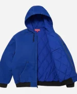 Supreme x The Misfits Blue Hooded Work Jacket
