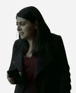 Susie Youssef Deadloch S01 2023 Brown Wool Coat