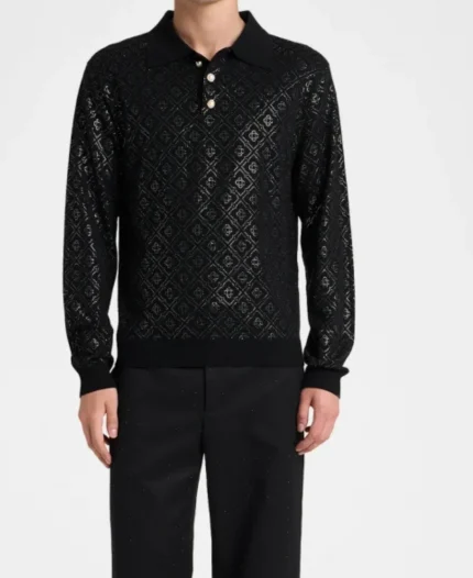 TV Show The Today Show 2026 Colman Domingo Black Polo Shirt