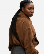 Tasha Fox Chicago PD S13 Suede Jacket