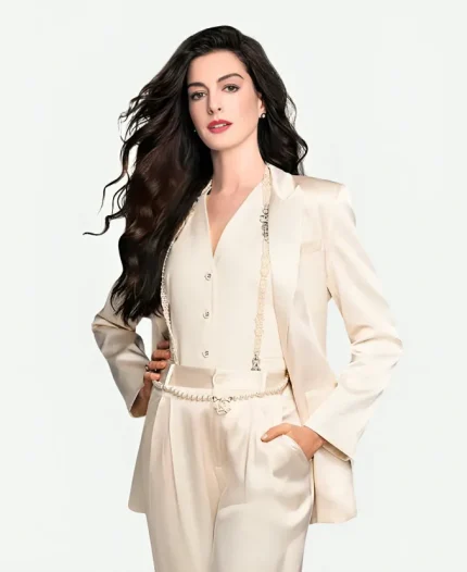 The Devil Wears Prada 2 Anne Hathaway Beige Blazer