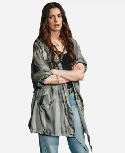 The Devil Wears Prada 2 Anne Hathaway Satin Jacket