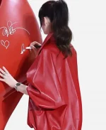 The Devil Wears Prada 2 Seoul Premiere 2026 Anne Hathaway Oversized Leather Jacket