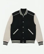 The Fall and Rise of Reggie Dinkins Daniel Radcliffe Varsity Jacket - Black & White