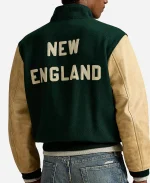 The Jennifer Hudson Show 2026 Juliano Valdi Varsity Jacket - Green & Tan