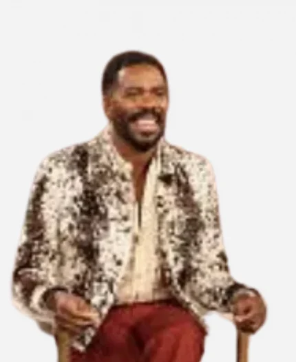 The Jennifer Hudson Show S04 Colman Domingo Cow Hide JacketThe Jennifer Hudson Show S04 Colman Domingo Cow Hide Jacket