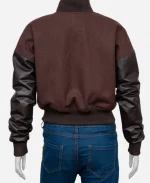 The Jennifer Hudson Show S04 Jennifer Hudson Varsity Jacket - Brown