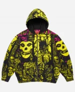 The Misfits x Supreme SS26 Hooded Sweater In Yellow & Black